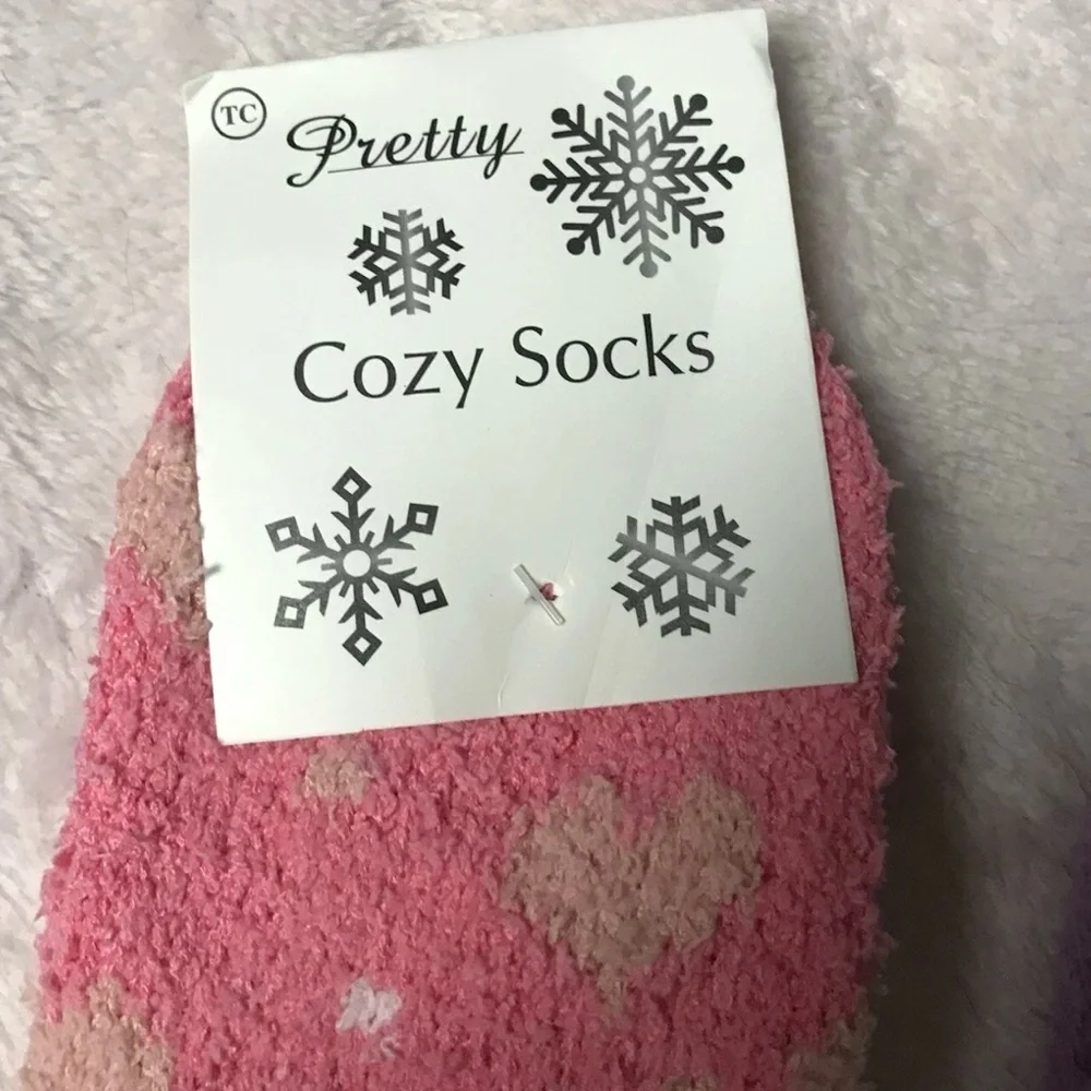 Pretty Cozy Socks Kids Animal Design - Pink, Purple, Brown New